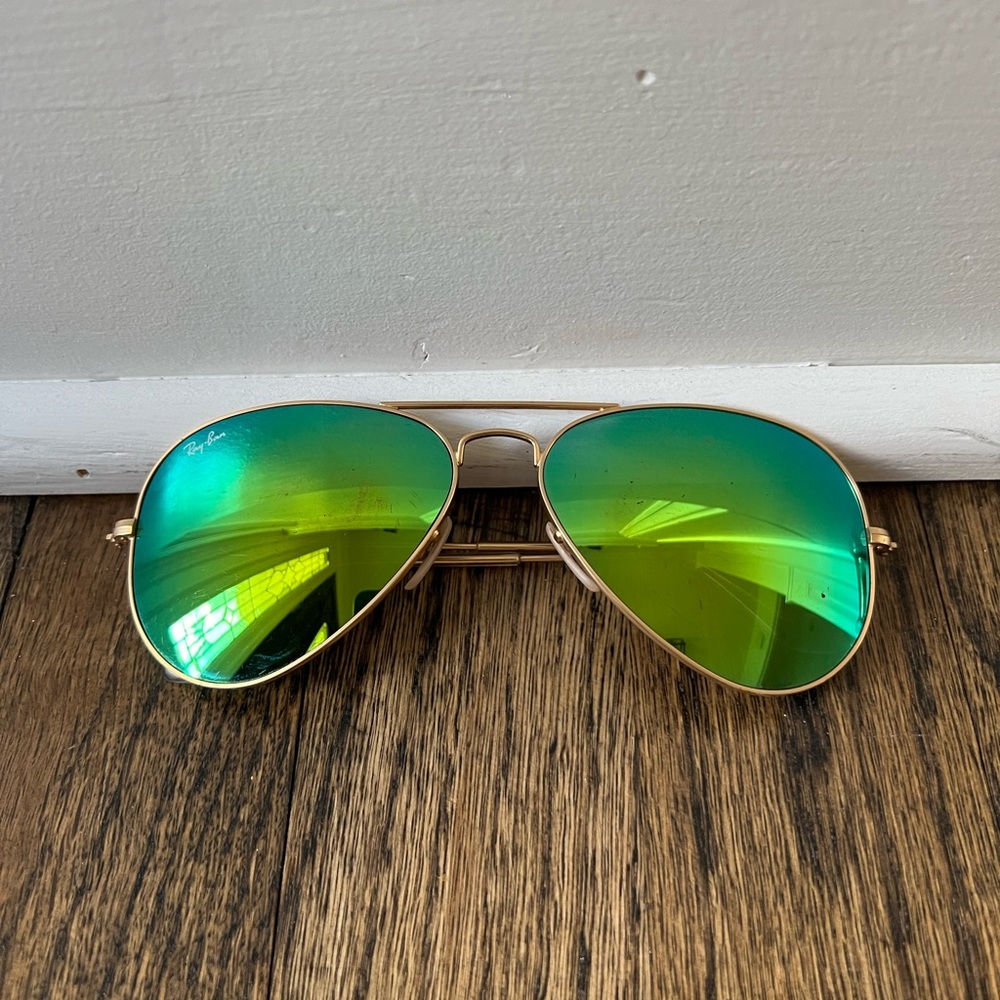 Ray-Ban 3025, Green Mirrored, 58mm